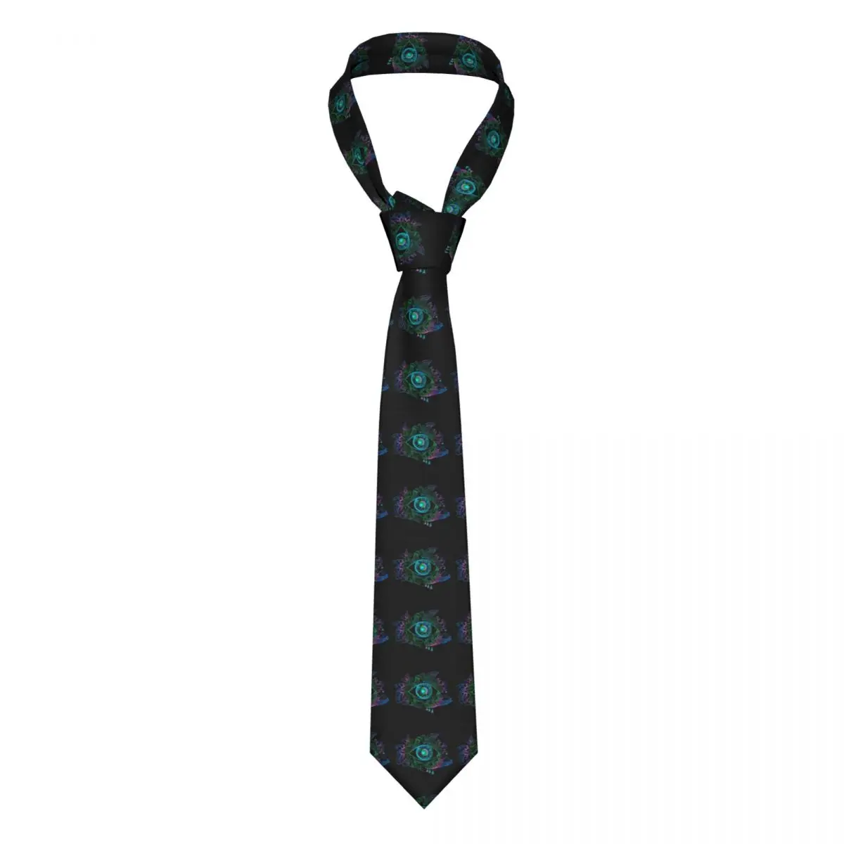 

Casual Arrowhead Skinny Cosmic Eye Necktie Slim Tie For Men Man Accessories Simplicity For Party Formal Tie