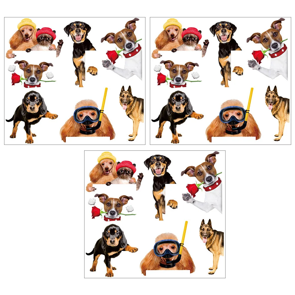 

3 Switch Sticker Sturdy Prime Switch Decor Dog Switch Sticker Switch Sticker for Living Room