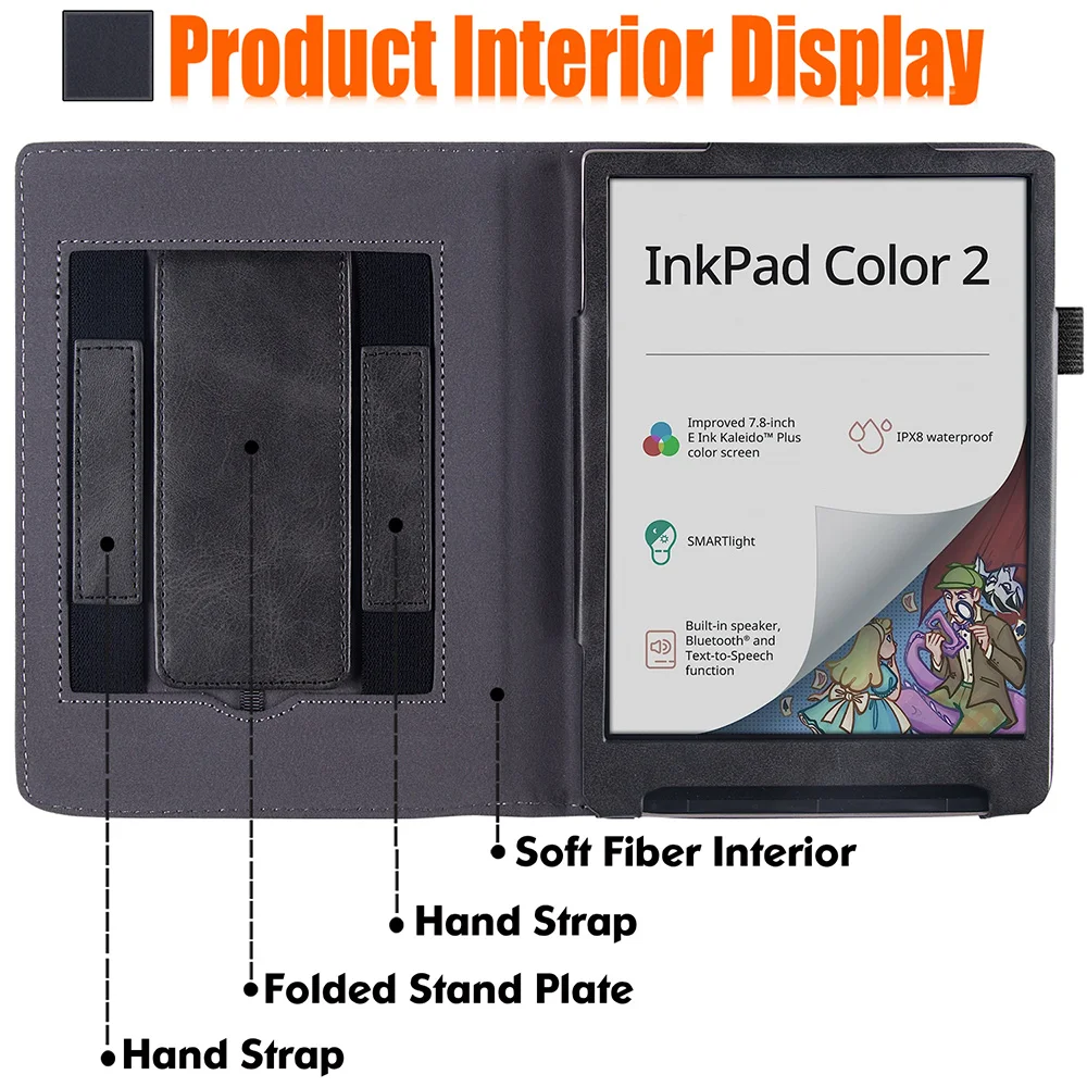 Фото Подставка для электронной книги 7,8 дюйма, 743 г, InkPad 4/PocketBook InkPad Color 2 3 №5