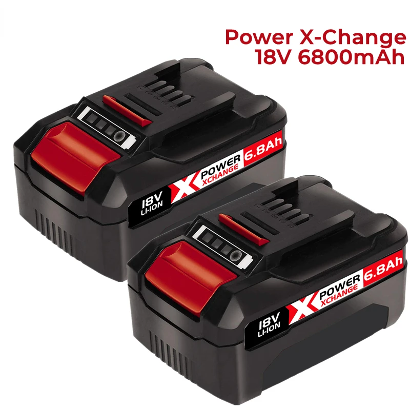 

X-Ändern 6800mAh Ersatz für Einhell Power X-Ändern Batterie Kompatibel mit Alle 18V Einhell Werkzeuge batterien mit Led-anzeige