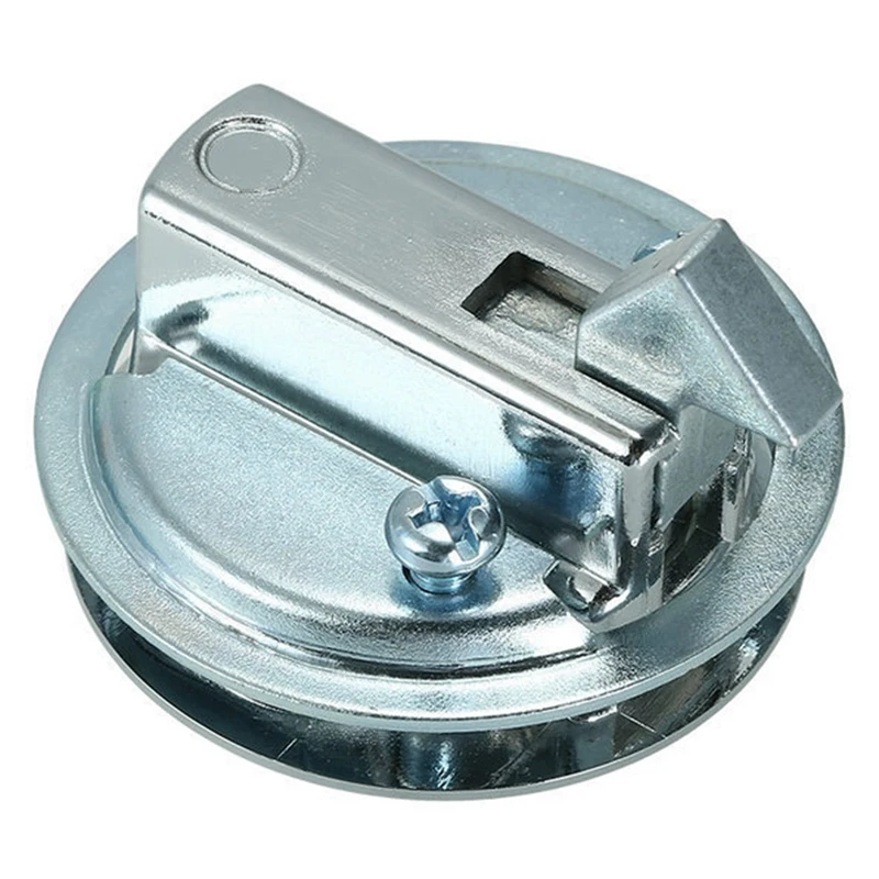 

Boat Yacht RV Door Push Lock With Key Kit Stainless Steel 1.8Inch Recessed Zipper RV Deck Hatch Marine Hardware