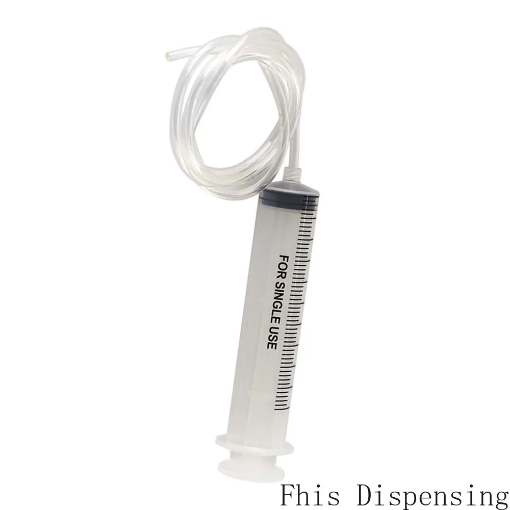 Большой пластиковый шприц 100 мл + удобная пластиковая трубка 120 см (47 дюймов)