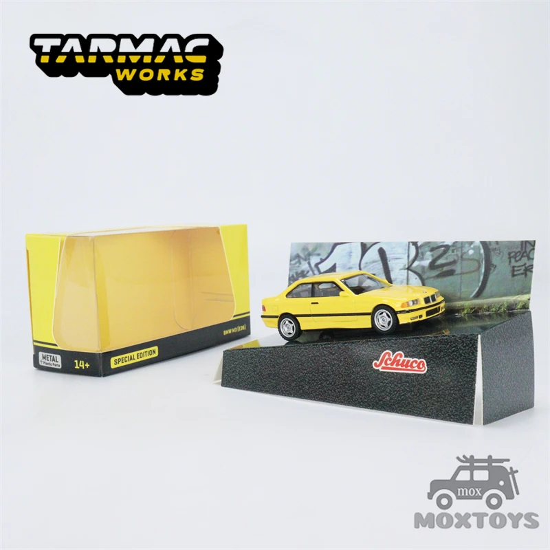 

Tarmac Works 1:64 M3 (E36) Yellow Schuco Special EditionDiecast Model Car