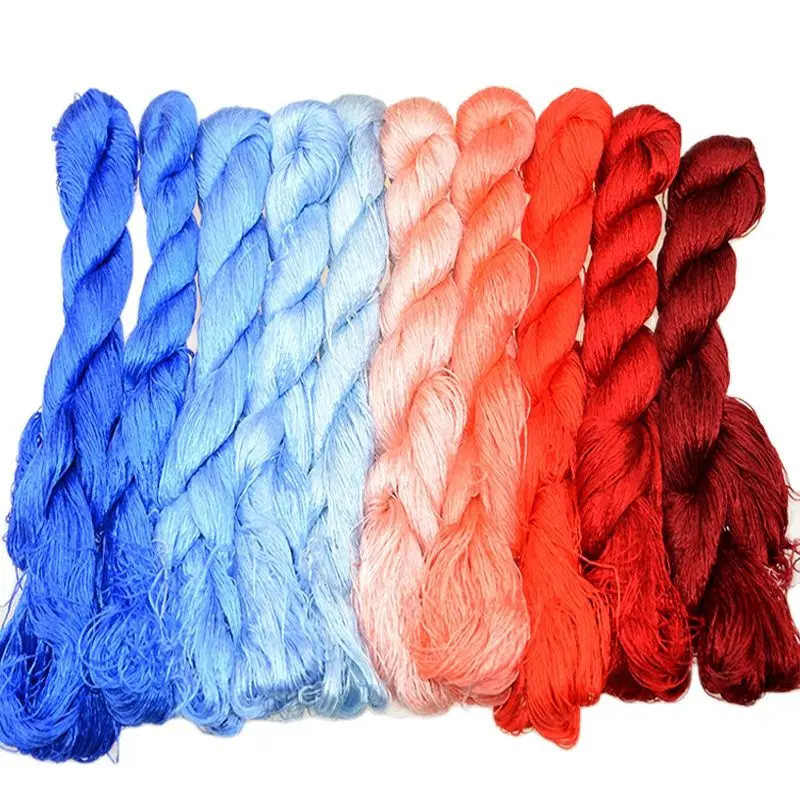 

400m silk embroidery / 100% silk thread / Spiraea embroide silk thread small sticks of hand embroidery embroider cross stitch