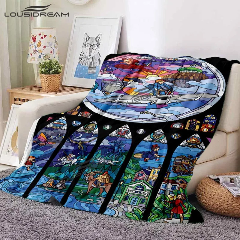 

TOTORO Blankets, Cartoon Sheets, Cartoon Blankets, Air Conditioner Blankets, Home Decor, HD Printing, Bed Sheet, Gifts