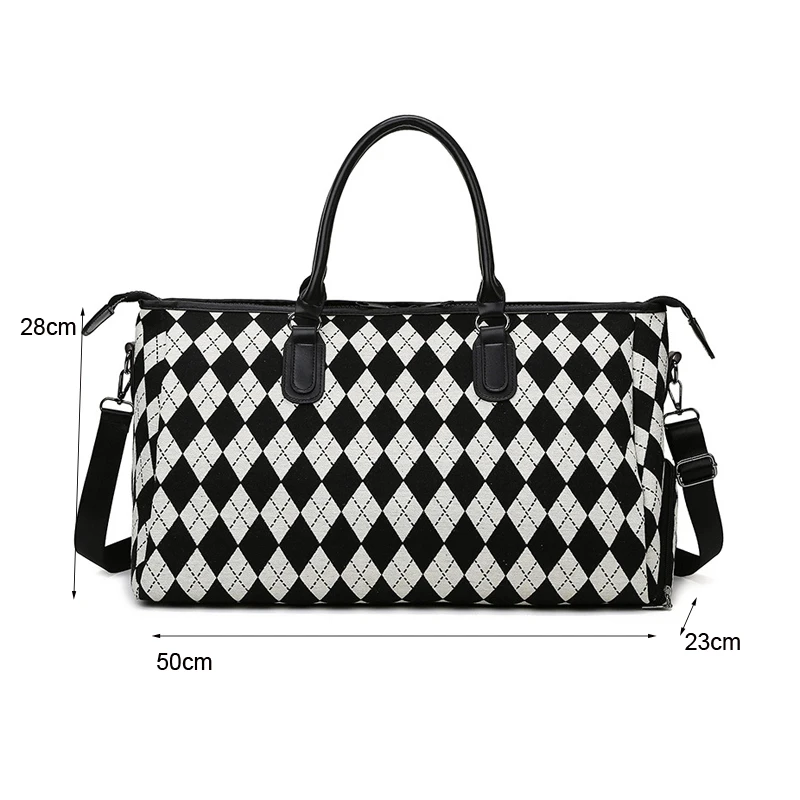 Women Handbag Bag Travel Luggage Transport Bag Carry-on Luggage Duffle Bag Women Fashion Pliad Large Tote Weekend Shoulder Bag