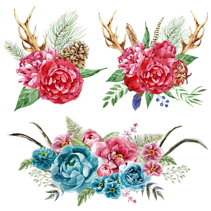 

QCF69 Акварель Ручная роспись Праздничный букет фотография