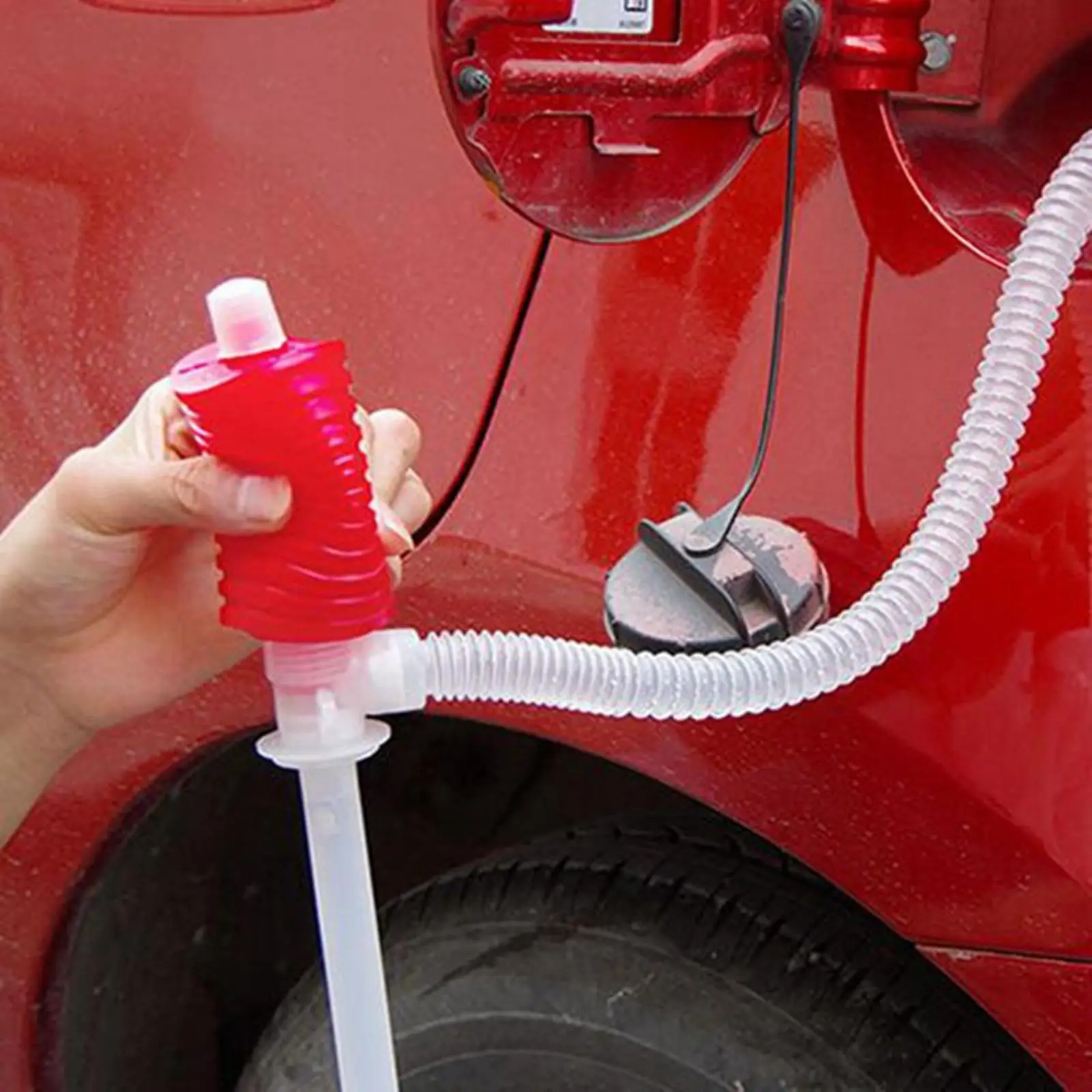 

Fuel Liquid Transfer Siphon Pump Quick siphoning Portable Suction Outlet Pipes Petrol Oil Fuel Sucker Pump for Car vehicle tanks
