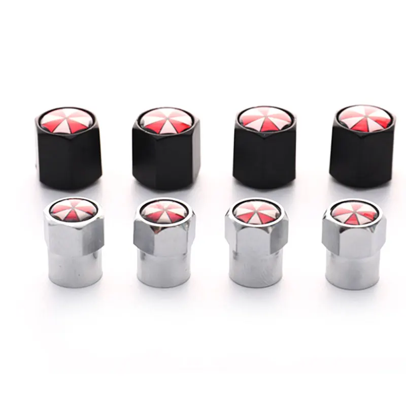 

4 шт., Металлические колпачки для клапанов автомобильных колес, черные/серебряные колпачки для клапанов автомобильных колес, аксессуары для...