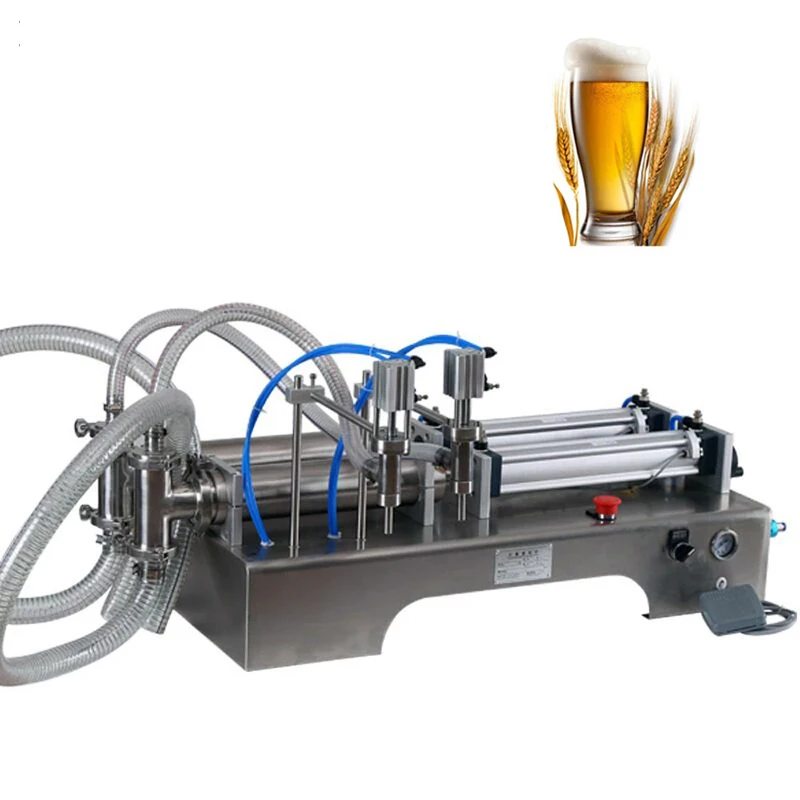 Полу-автоматическая машина для розлива жидкости из нержавеющей стали