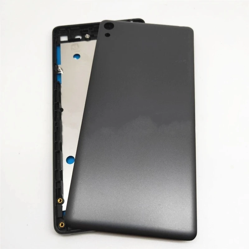 Полный корпус для Sony Xperia E5 F3311 F3313 средняя пластина поддержка ЖК-дисплея рамка Корпус + боковой ключ Пылезащитная заглушка запчасти