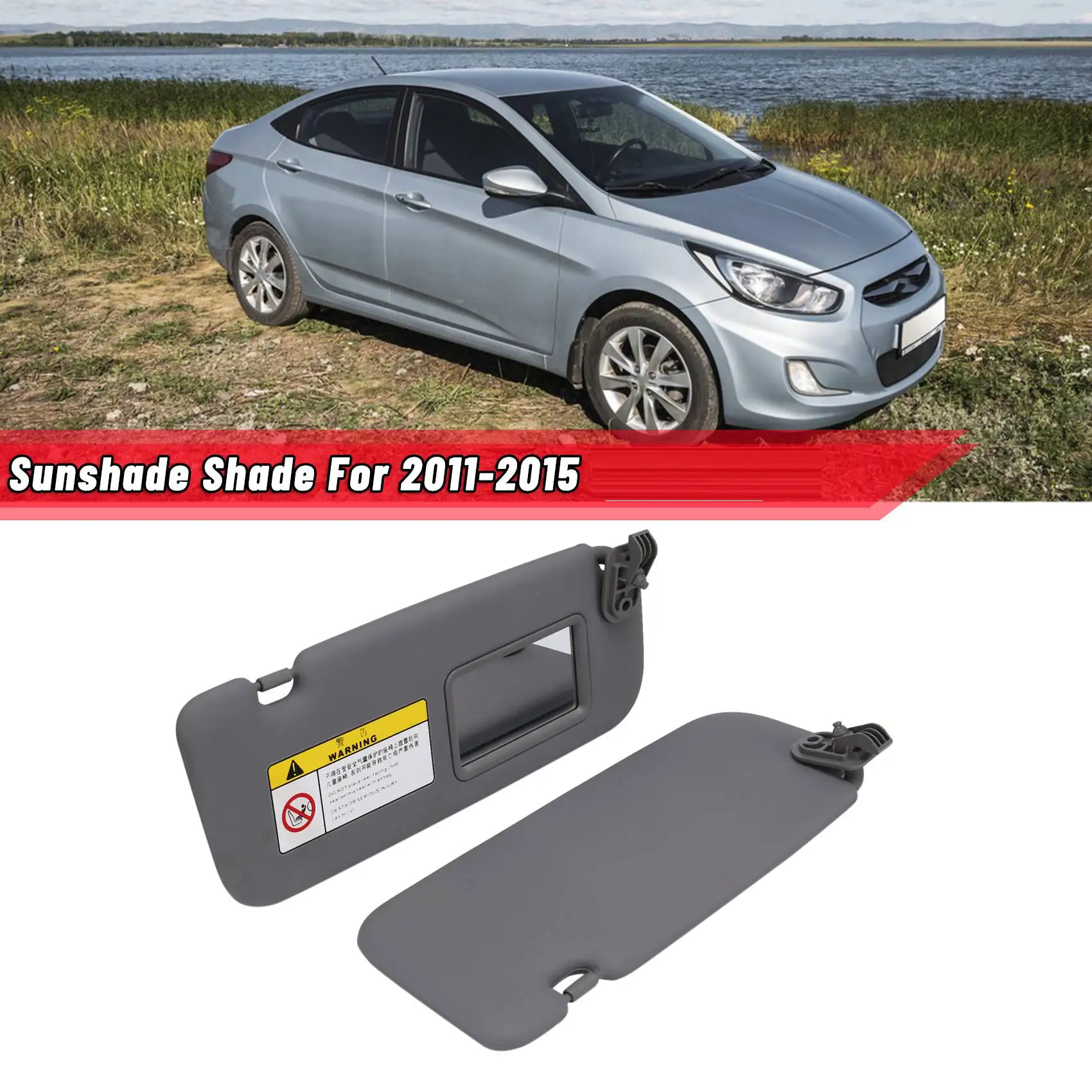 

Car Window Shield Blind Sun Visor Sunshade Shade for Hyundai ACCENT 2011-2015 85210-1R000 85220-1R000