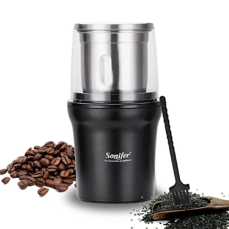 

Detachable Electric Coffee Grinder Dry&Wet 2 In 1 Grass Nuts Herbs Grains Pepper Spice Flour Mill Coffee Beans Grinde Sonifer