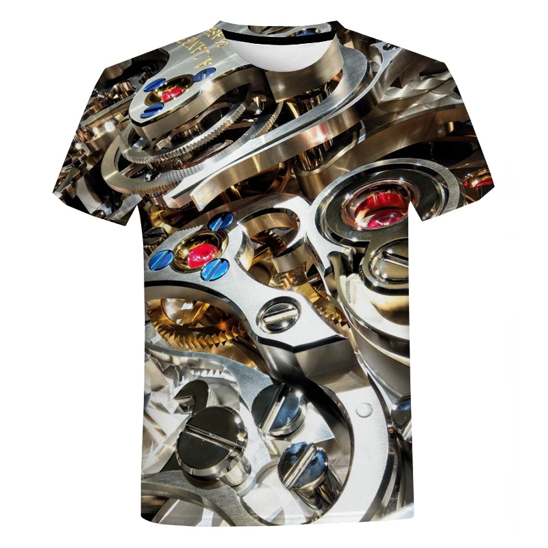 2022 Summer Car New 3D Printing T-Shirts Men's Women's Fashion Short Sleeves Casual Shirts Harajuku Hip Hop Oversized Tops - купить