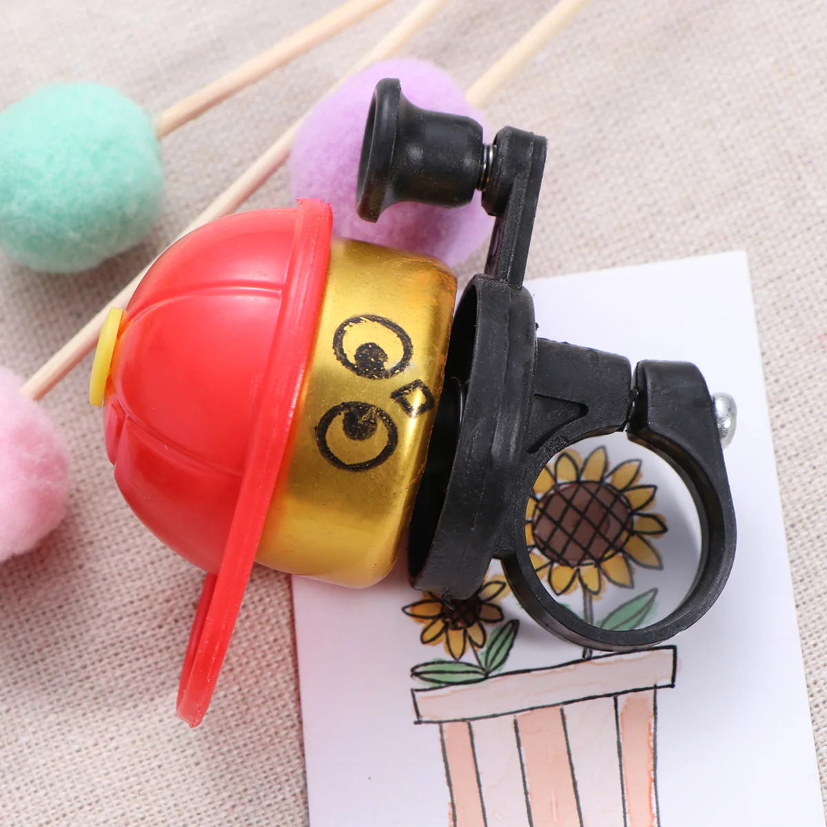 

Kids Bike Bell Fashion Cycling Ring Bell Cycling Mini Bells Kids Outdoor Sports Accessories for Kids (Red)