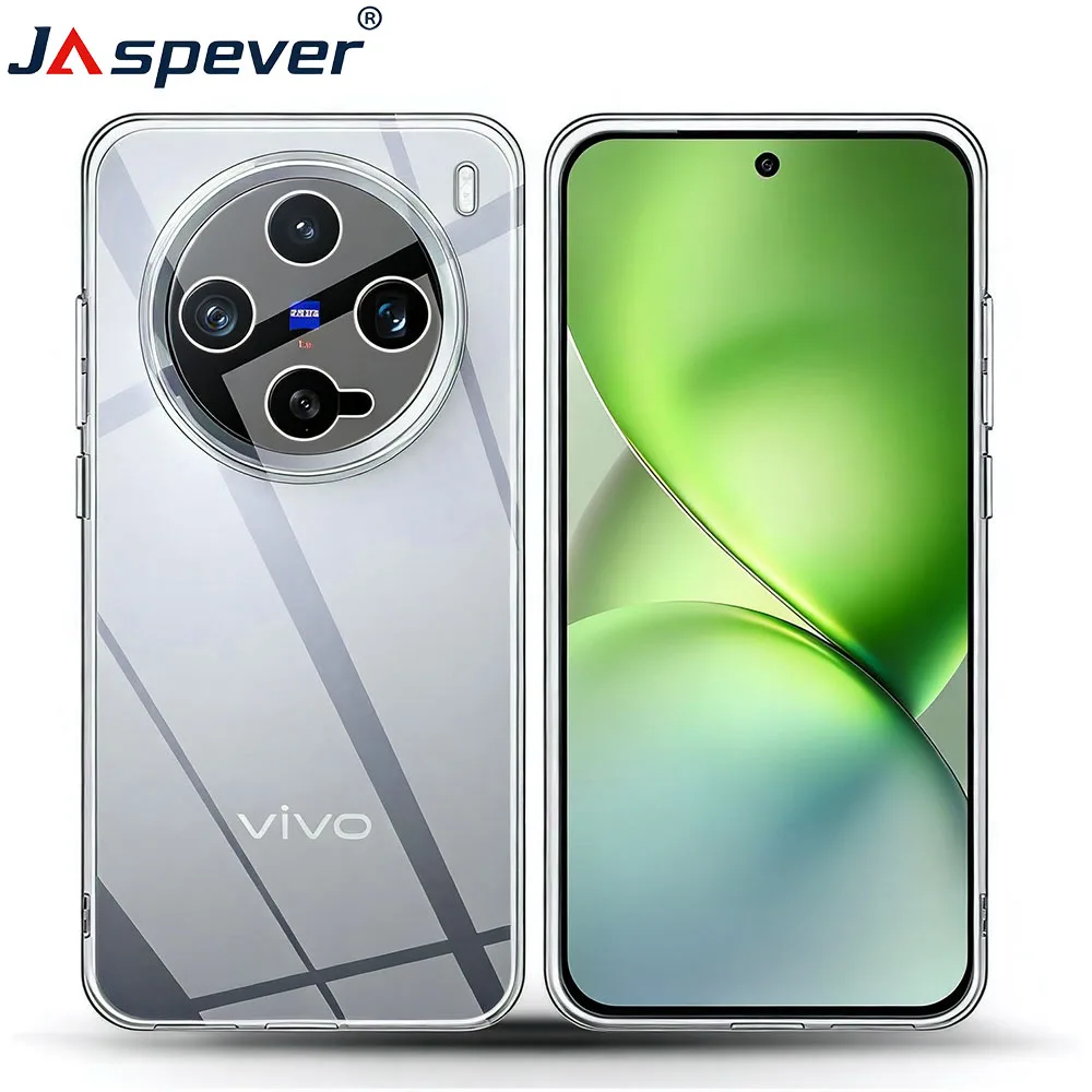 Фото Ультратонкий прозрачный мягкий чехол для Vivo X300 X200 FE X100 X100S X90 X90S X80 X70 X50 X60 X50 Pro Mini Pro + Lite Silicone Cover Shell №1