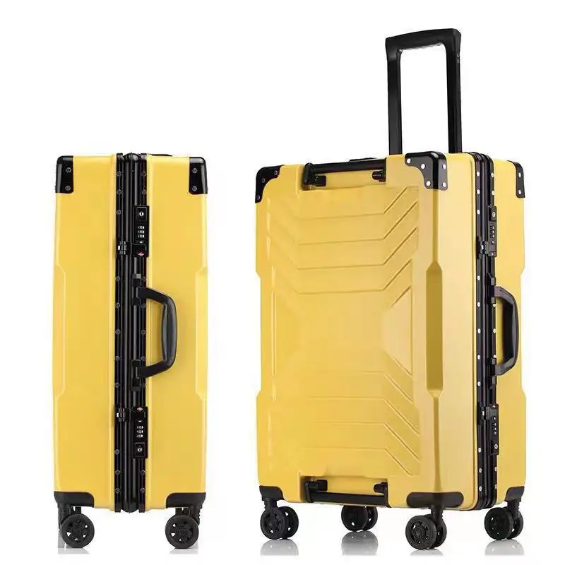 New Transformer Trolley Case Aluminum Frame Universal Wheel Password Suitcase 20 Inch Luggage