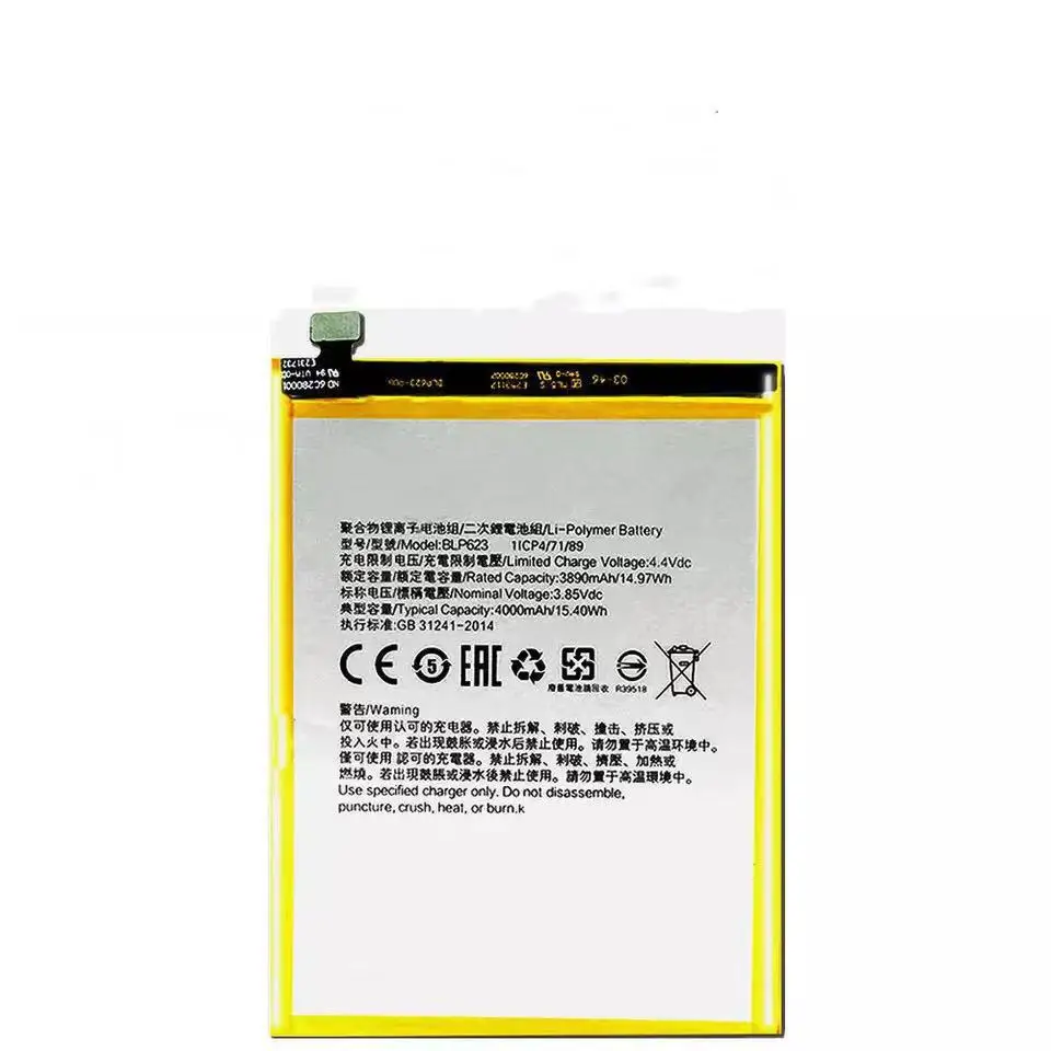 

Be applicable R9S Plus Built-in mobile phone battery BLP623 Lithium polymer battery