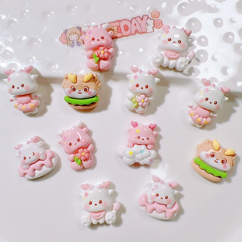 10 шт. новые милые Мультяшные животные маленький олень дракон детская серия