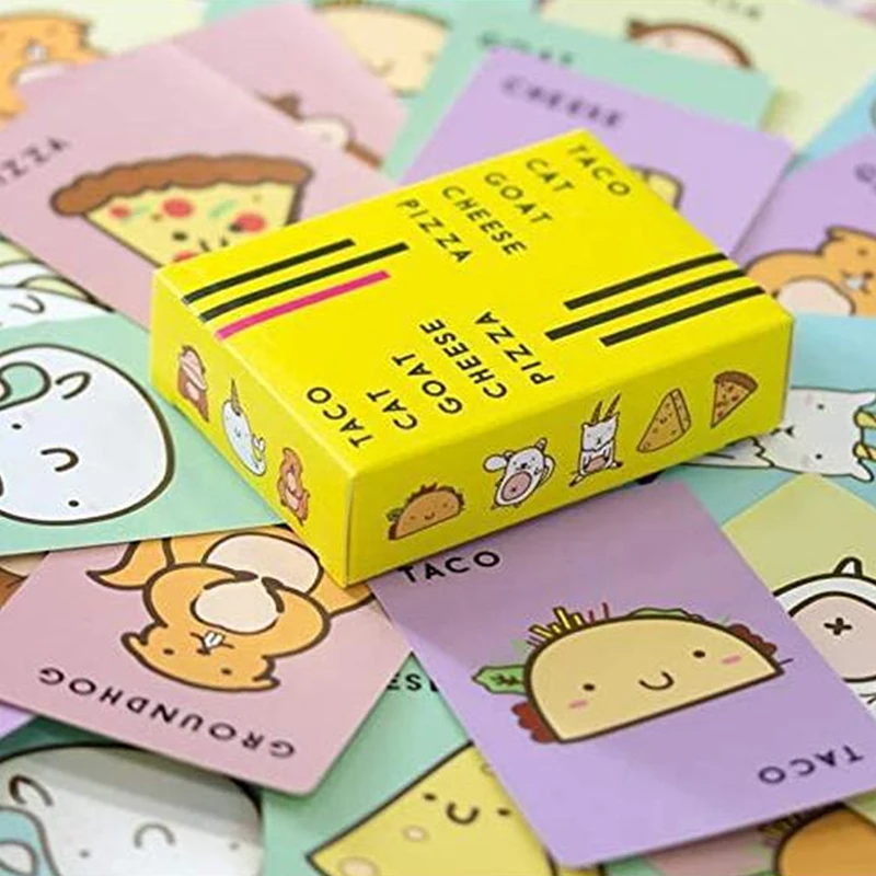 Лидер продаж развлекательная игра для семейвечерние 4-х игровая настольная Taco Cat |