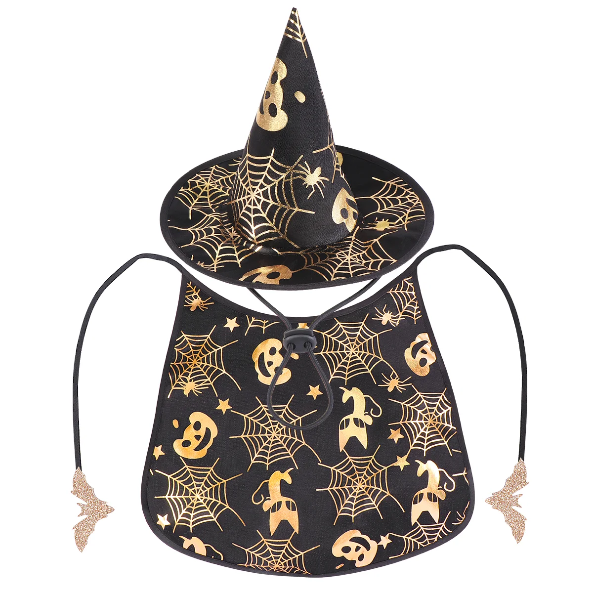 POPETPOP костюм на Хэллоуин для домашних животных накидка и шляпа волшебника