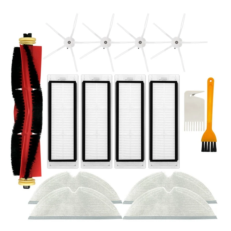 

Main Side Brush Hepa Filter Mop Robot Spare Parts Accessories Compatible With Roborock S5 / S5 Max / S6 / S6 Maxv / S6 Pure