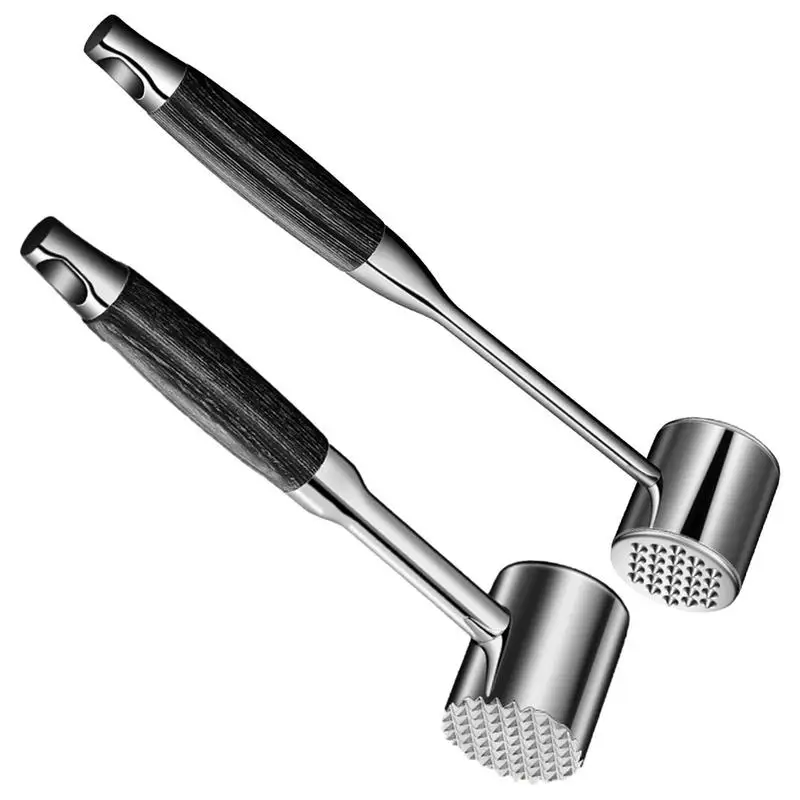 

Meat Mallets Tenderizer Stainless Steel Meat Hammer Grip Handle Tenderizing Steak Beef Chicken Pounder Needle Kitchen Tool