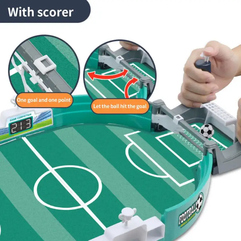 

Table Game Funny Exercise Reaction Ability Green Table Football Game Children Gift Football Battle Games Creative Family Toys