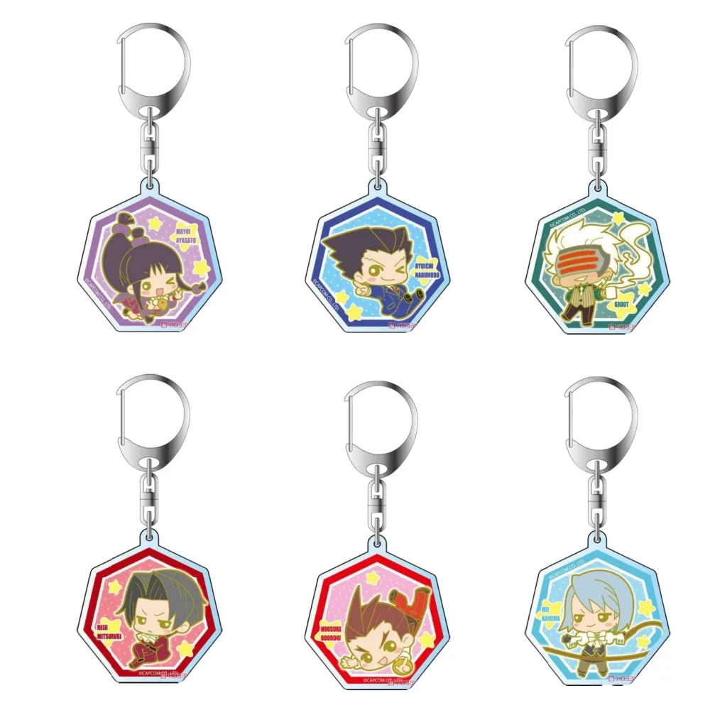 Акриловый брелок с аниме принтом 6 см