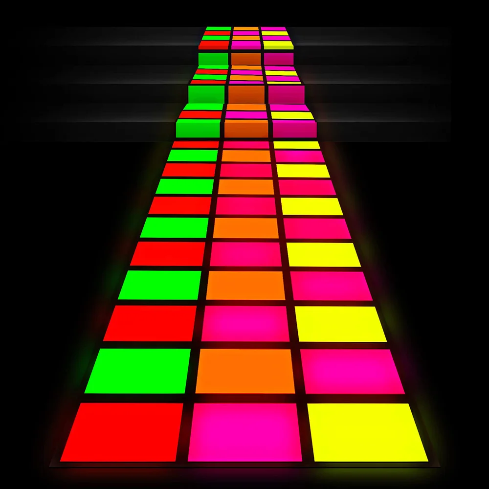 4 Неоновые светящиеся бумажные карточки DIY ультрафиолетовый черный свет реакция