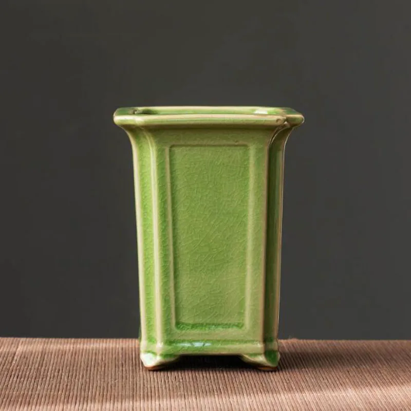 

Цветочный горшок HEYYES керамический зеленый/синий