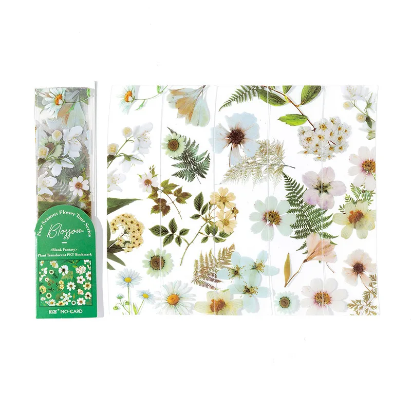 

MOONBIFFY полупрозрачные закладки для книг 5 шт.