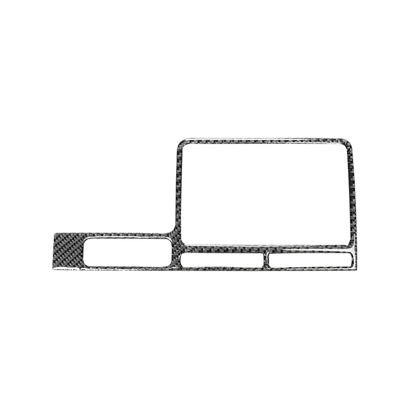 

For Nissan GTR R35 2008-2016 Carbon Fiber Car Navigation Display Sticker Control Panel Frame Cover Trim Accessories