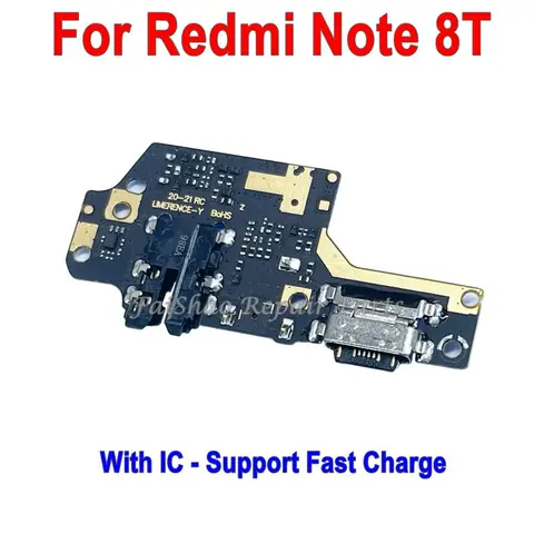 Новый USB-разъем для док-станции зарядное устройство Порт зарядная плата гибкий кабель с поддержкой IC Быстрая зарядка для Xiaomi Redmi Note 8 8T Pro
