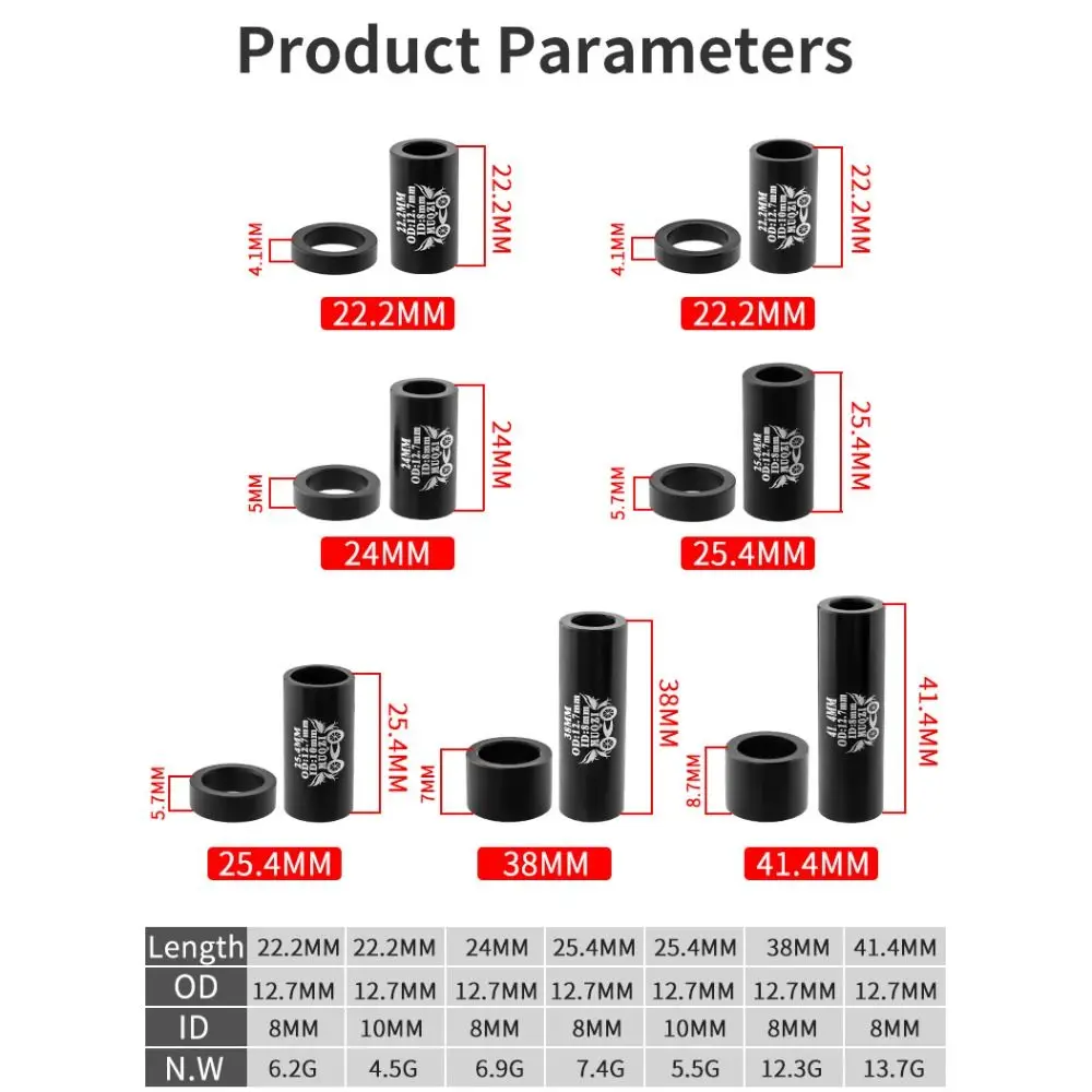 Антикоррозийная задняя амортизационная втулка для горного велосипеда мягкий