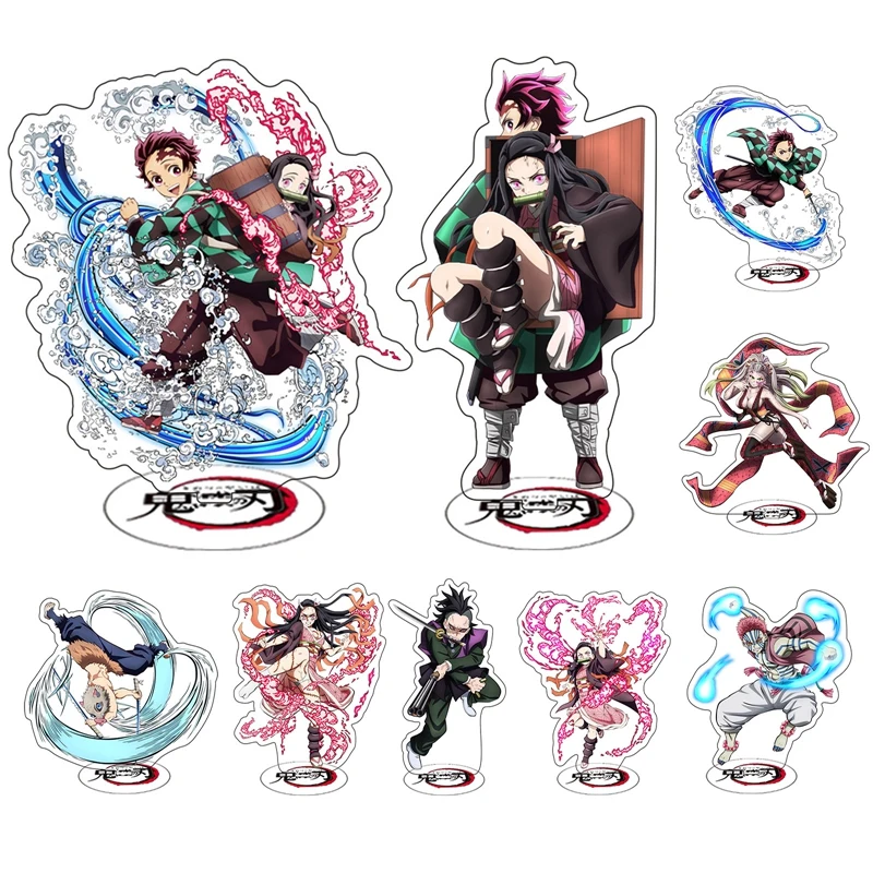 

Anime Demon Slayer Kimetsu no Yaiba Acrylic Stand Blade of Ghost Kamado Tanjirou Action Figure Desktop Model Plate Signing