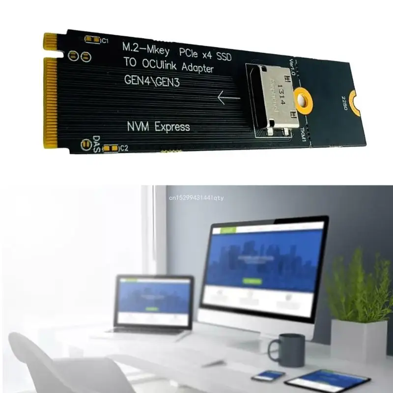 Адаптер Oculink M.2 NVME на U.2 для 2 5-дюймового SSD-конвертера (SFF 8639) Быстрая Прямая