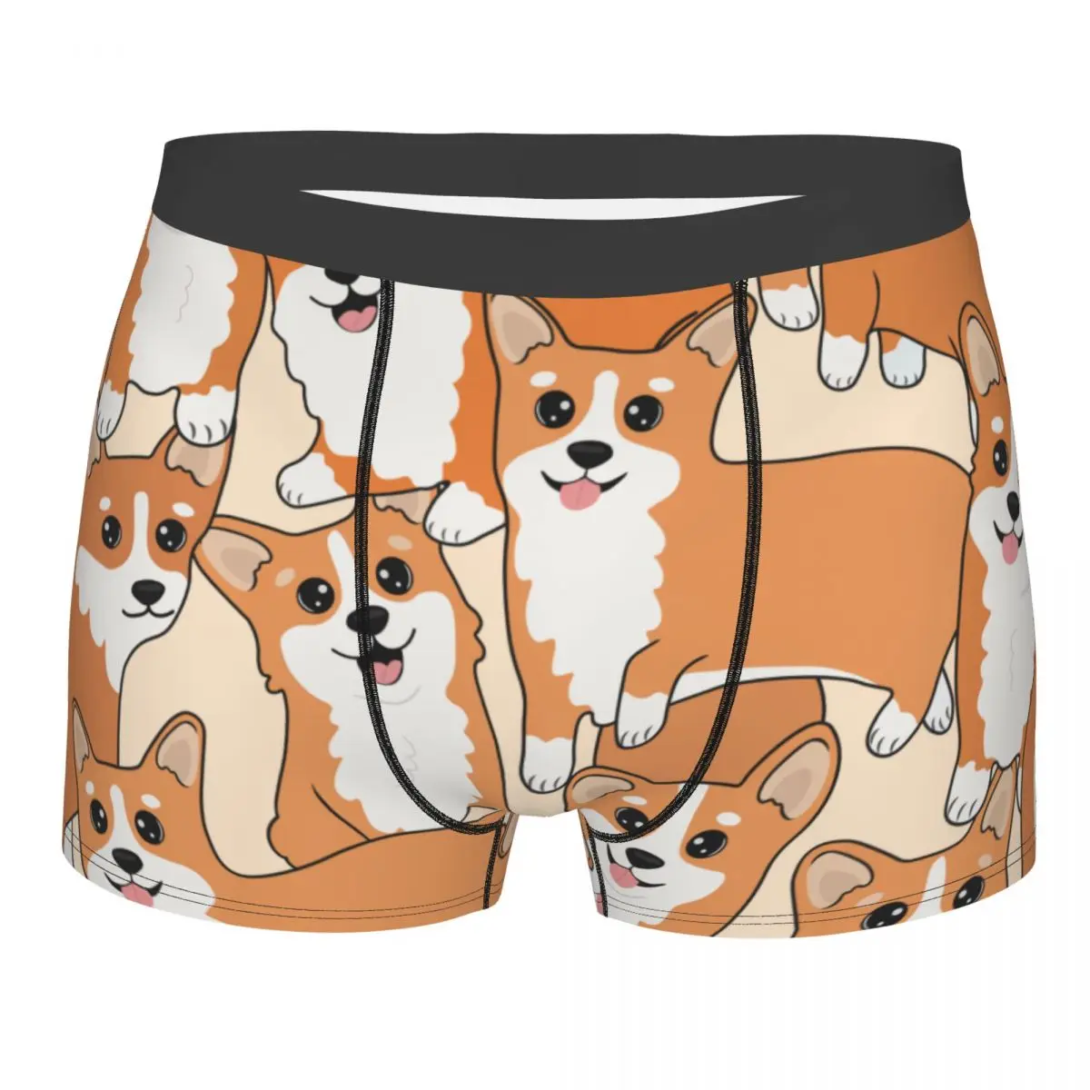 

Симпатичные трусы Corgi, дышащие брифы, мужское нижнее белье, вентилируемое