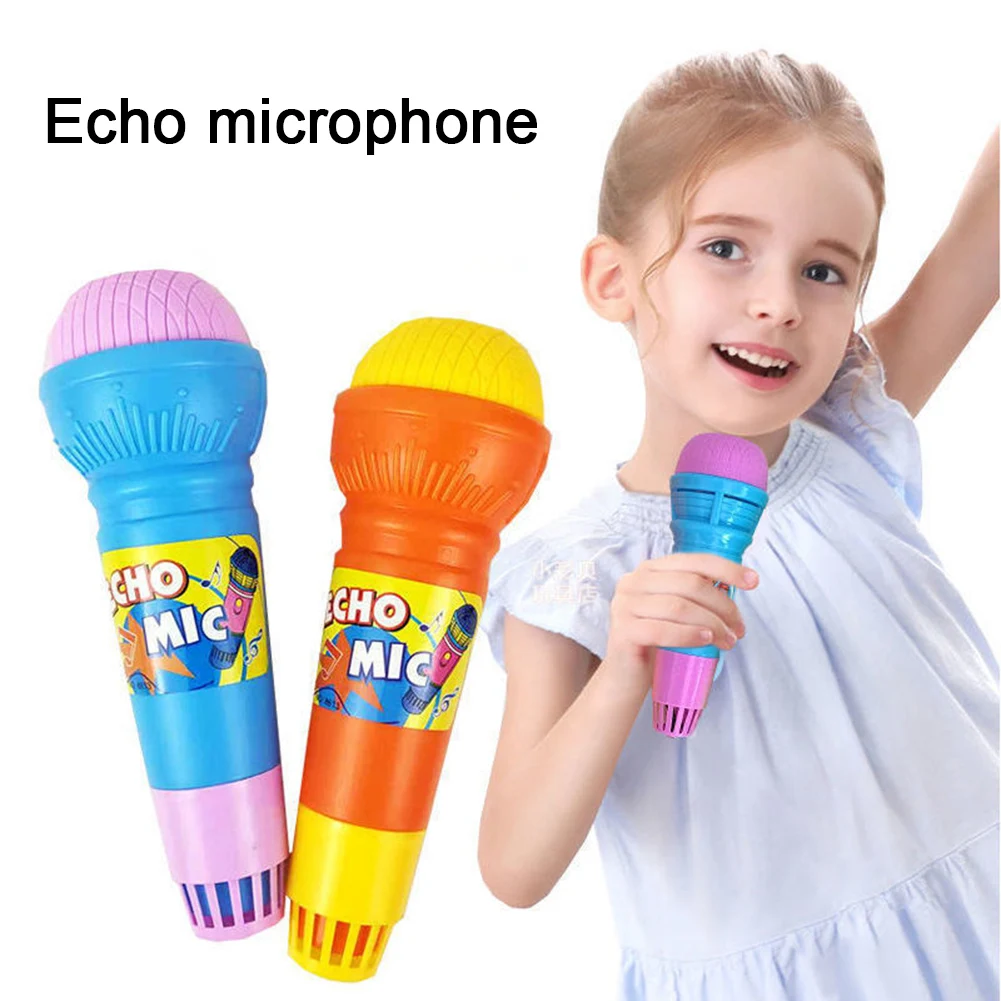 

New Echo Microphone Sound Echo Toys Wireless Mic Voice Changer Toy Kids Party Song Learning Music Toys Children's Birthday Gift