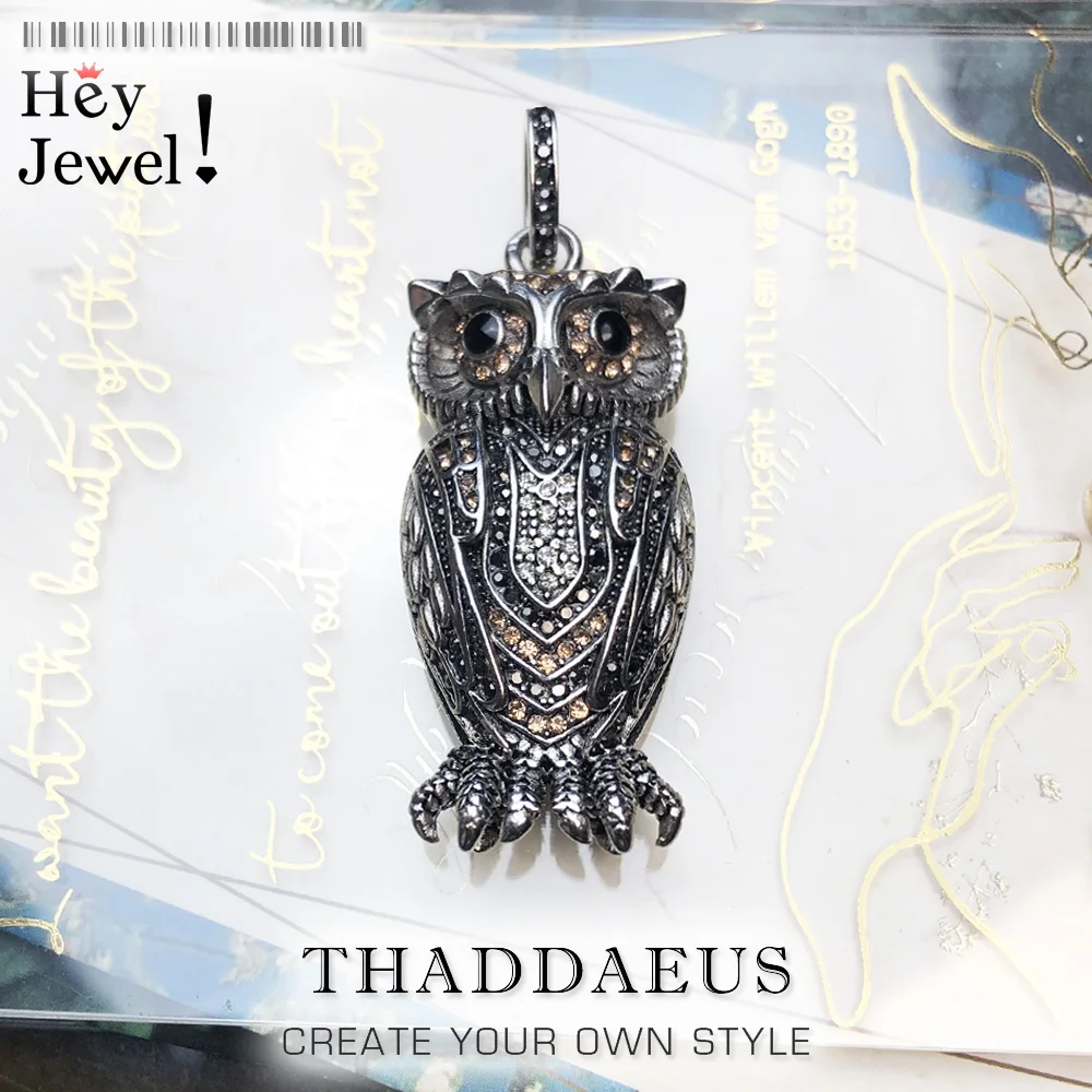 

Pendant Owl,Brand New Fashion Trendy Jewelry Europe Bijoux 925 Sterling Silver Accessories Cute Gift For Soul Woman