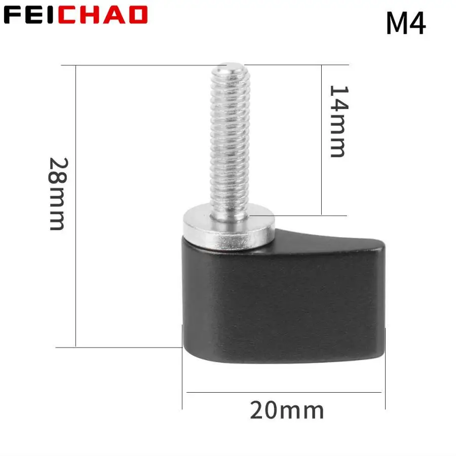 

FEICHAO M4 M6 ручной затягивающий Винт Регулируемый металлический 14/17/20 мм ручной ключ-адаптер для камеры
