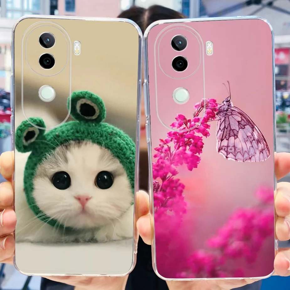 For Vivo V40e Case V40 Pro New Luxury Painted Cover Clear Silicone Phone Lite V 40e VivoV40 Soft Bags