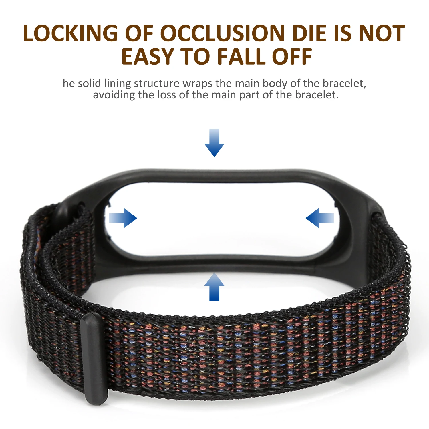 Bracelet for mi band 7 6 Strap Nylon Sport loop watch Belt pulsera correa Mi band 4 Wristband for xiaomi Mi band 5 4 3 Bracelet