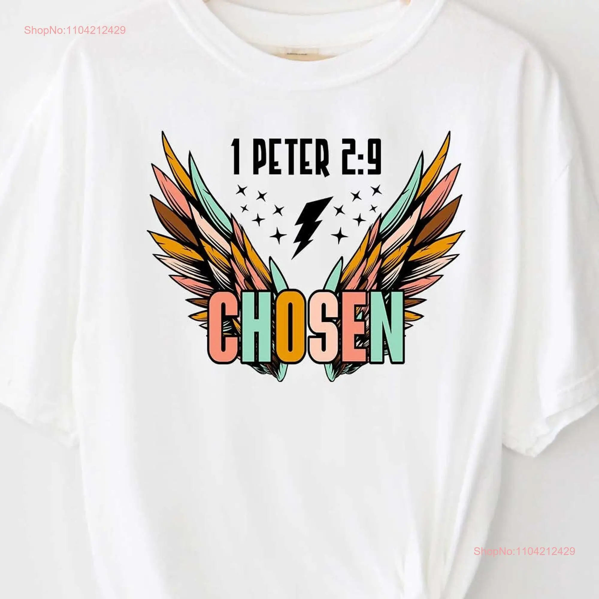 Comfort Colors T Shirt Chosen Easter Women Jesus ChrisT Bible Verse Believer Faith Resurrection Sunday