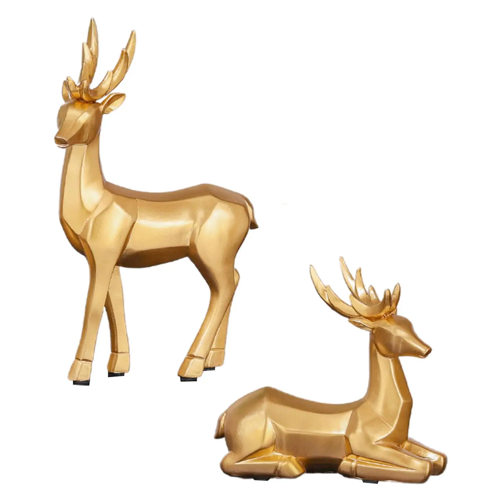 

2 шт., декоративные статуи оленя