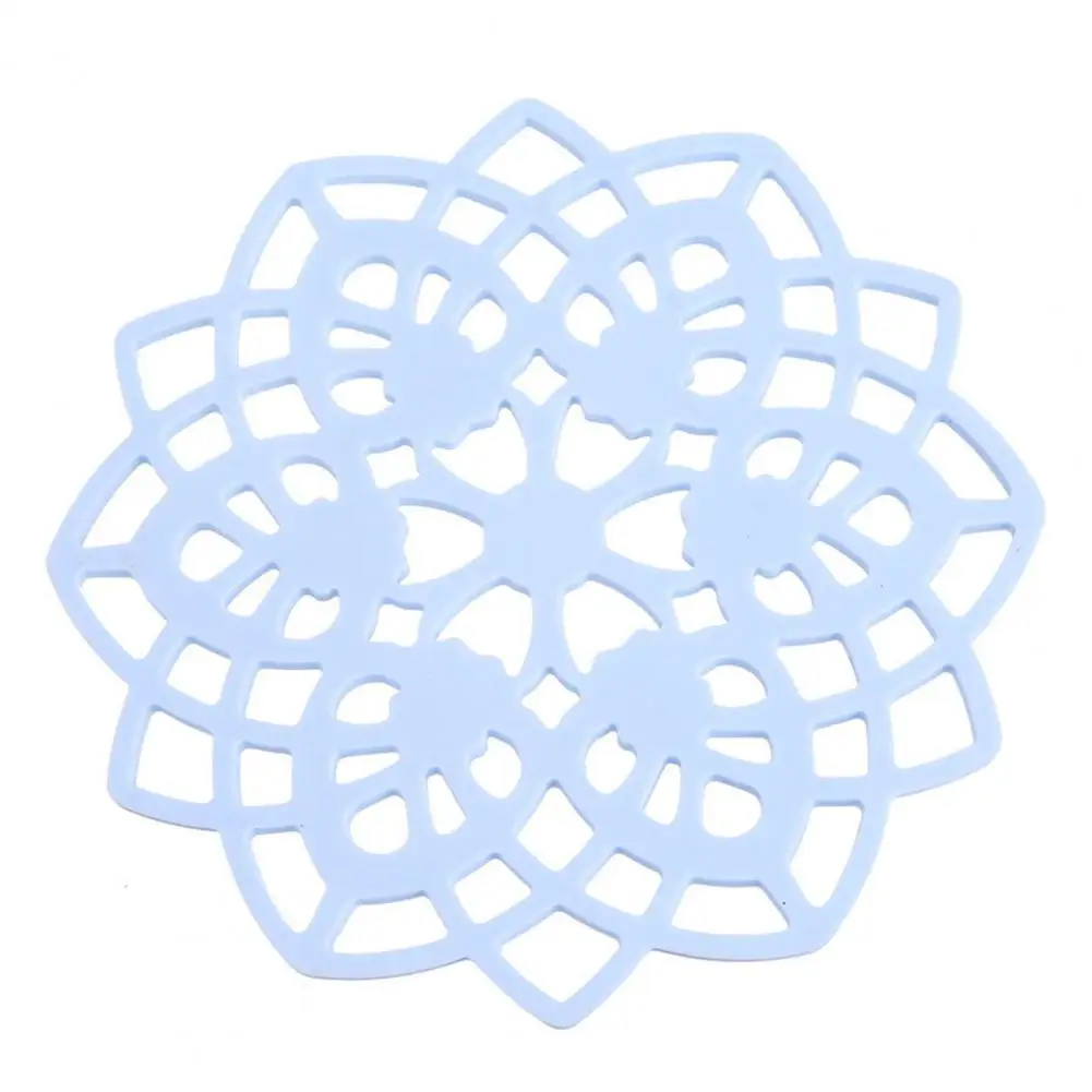 4 цвета подставка для чашки утолщенный ажурный дизайнерский коврик резиновый