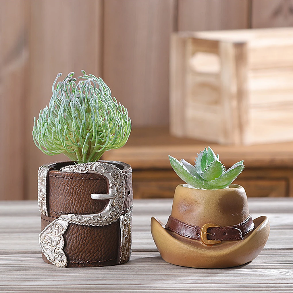 

Полимерный цветочный горшок для растений, суккулентов, кактусов, плантатор для сада, офиса, книжной полки, декоративный контейнер для хране...