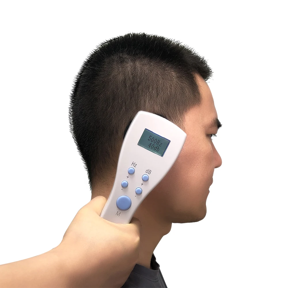 

ForSound Portable hand-held screening audiometer for quick it and hearing testing with high quality tdh39 dd45 headphone cushion