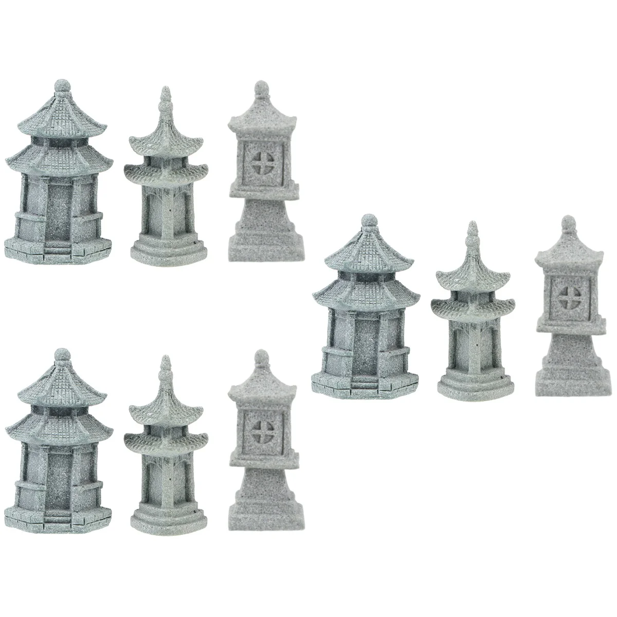 

Statue Tower Pagoda Fengshui Decor Ornament Decoration Garden Mini Aquarium Figurine Fairy Zen Cave Chinese Miniature Asian