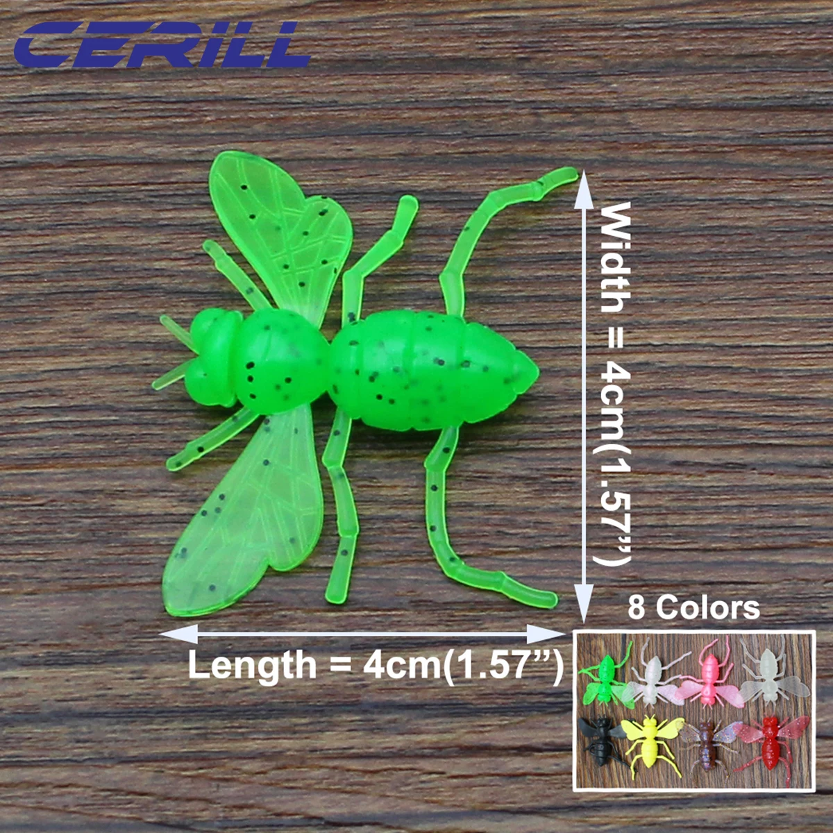10 шт. мягкая рыболовная приманка 1 5 г